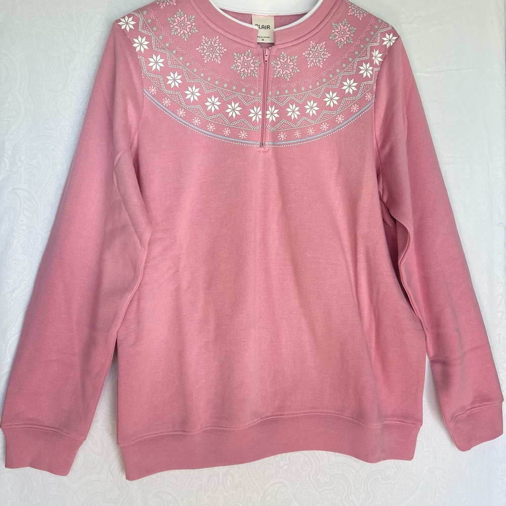 Blair women’s Pink Floral Sweatshirt